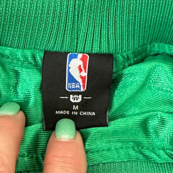 Mens Boston Celtics NBA Ultra Game Kelly Green King Court Player Shorts Medium - Picture 14 of 15